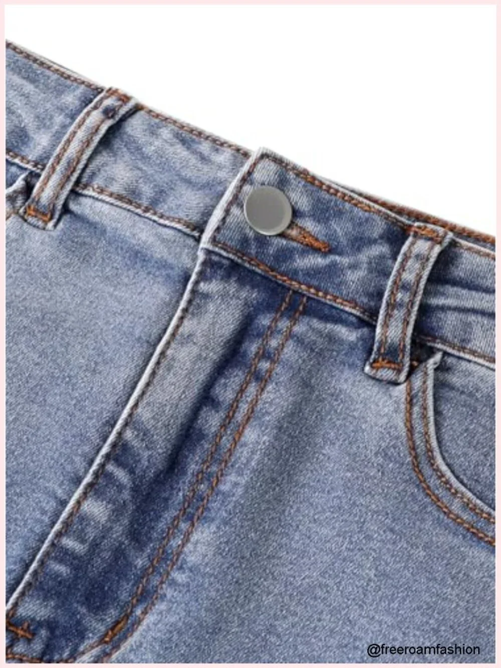 Bow Back Denim Mini Skirt Bodycon Jean Skirt Low Waisted Slight Stretch